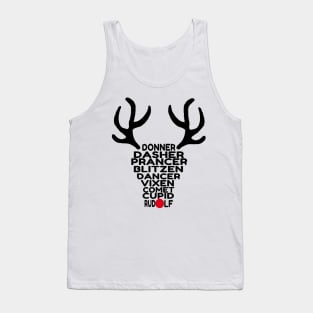 Santas Reindeer Tank Top